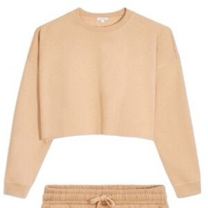 We Wore What Matching set- Cropped Sweatshirt & Joggers Size S